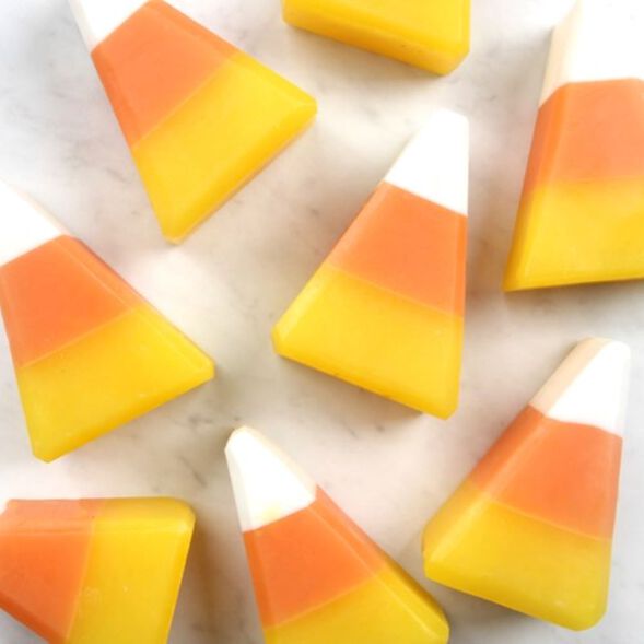 Candy Corn Soap Project